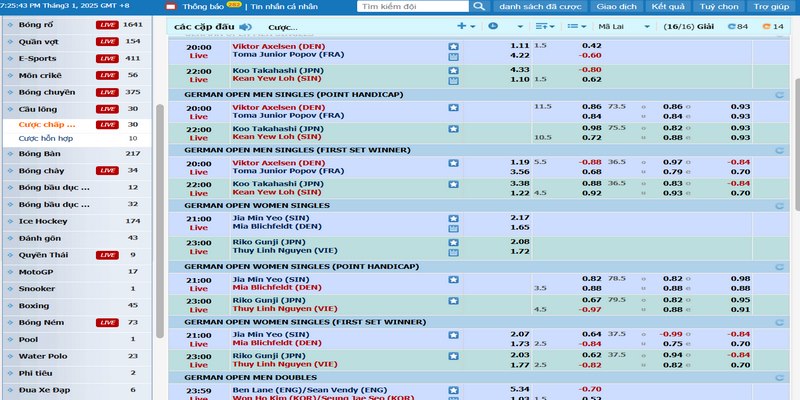 Trong sảnh có tính năng phát trực tiếp cực kỳ hấp dẫn và thú vị